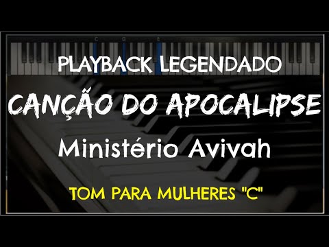 🎤 Canção do Apocalipse (PLAYBACK LEGENDADO no Piano – TOM FEMININO “C”) Avivah, by Niel Nascimento