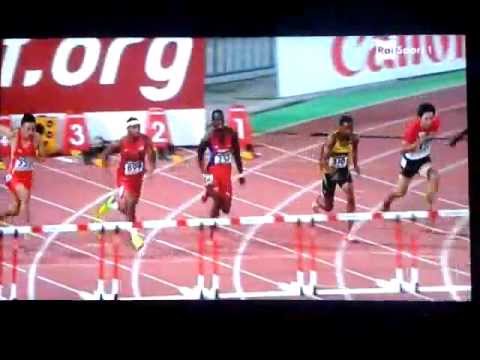 Finale 110 metri ostacoli MONDIALI ALLIEVI DONETSK 2013