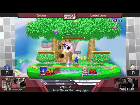 CFLS63 - cE | Streetshark (Sonic) vs OHS | Zae26 (Rosalina) - Losers Semis (1/2)