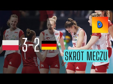 Siatkówka Kobiet Polska Niemcy 3-2 Kwalifikacje Olimpijskie Skrót Meczu 22/09/2023 PL Komentarz
