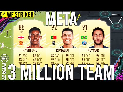 BEST META 3 MILLION COIN TEAM (5* SKILL MOVES) SQUAD BUILDER TO GET MORE WINS! FIFA 21 ULTIMATE TEAM