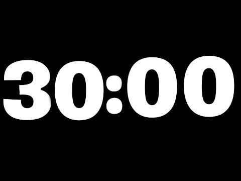 ⏳✨ ¡Temporizador de 30 Minutos! | Perfecto para Sesiones de Estudio y Enfoque 📚