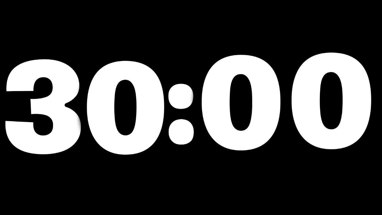 30 minutos - ⌚ Temporizador y Alarma ⏰ Cuenta Regresiva