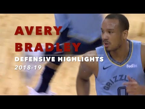 Avery Bradley Defensive Highlights | 2018-19