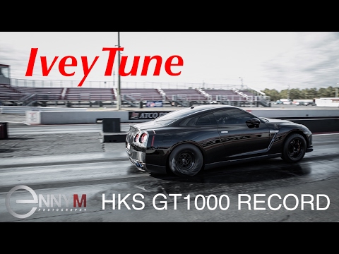 Iveytune GTR | HKS GT1000 turbos | 8.36@167 | World Record!!!