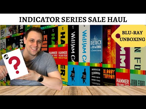 Indicator Series Blu-Ray Sale Haul! Unboxing Time...