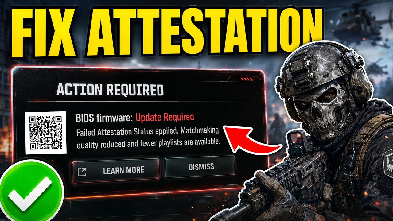 CALL OF DUTY WARZONE FAILED ATTESTATION STATUS FIX | Failed Attestation Status Call Of Duty🎮🔥