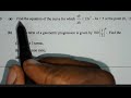 2023 G12 Maths Paper 2 Question 3 Equation Of The Curve And Geometric Progression
