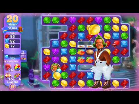 Wonka's World of Candy Level 686 - NO BOOSTERS + FULL STORY 🍫 | SKILLGAMING ✔️