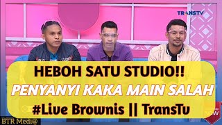 Download lagu HEBOH SATU STUDIO!! diacara BROWNIS TransTv_Kaka Main Salah mp3