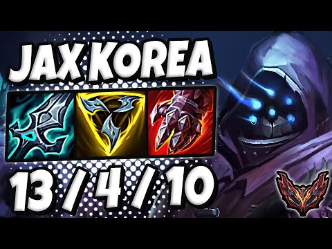 Jax vs Kayle [ TOP ] Lol Korea Grandmaster Patch 13.11 ✅