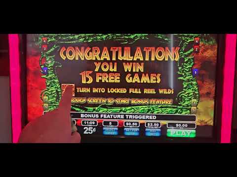 The Wild Life, Four symbol bonus at Max bet