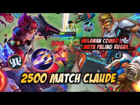 AKHIRNYA AKU MERASAKAN LAWAN META HARAM INI! SUNGGUH MEMUTAR OTAK! | TOP GLOBAL CLAUDE - MLBB