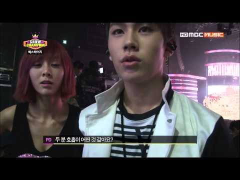 130327 Show Champion G.NA & Ilhoon - Back Stage by Inti