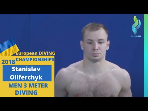 2018 Stanislav Oliferchyk Ukraine Diving Men 3 Meter Diving European Diving Championships