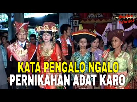 Kata Pengalo-ngalo Pernikahan Adat Karo | Penuh Makna & Petuah Luhur