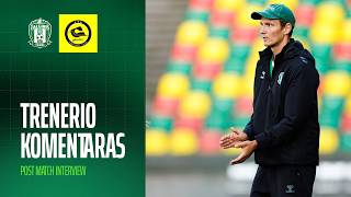 Trenerio komentaras | FK Žalgiris - Gintra | Razmaratas | Moterų A lyga | Interview