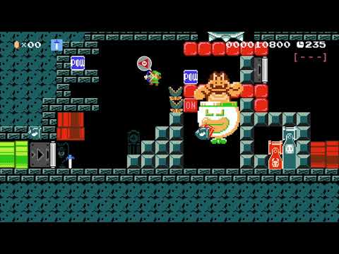 Links puzzle castle by Yoblah - Super Mario Maker 2 - No Commentary 1bz