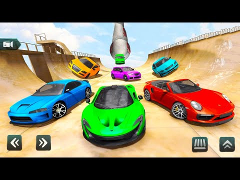 Police Car Stunt Simulator - Driving On Stunt Ramps 3D - Android Gameplay