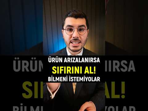 Bozulan Ürünün SIFIRINI AL!