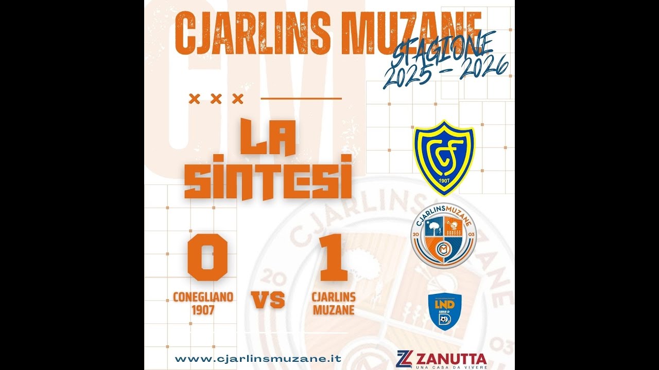 LA SINTESI DI CONEGLIANO-CJARLINS MUZANE