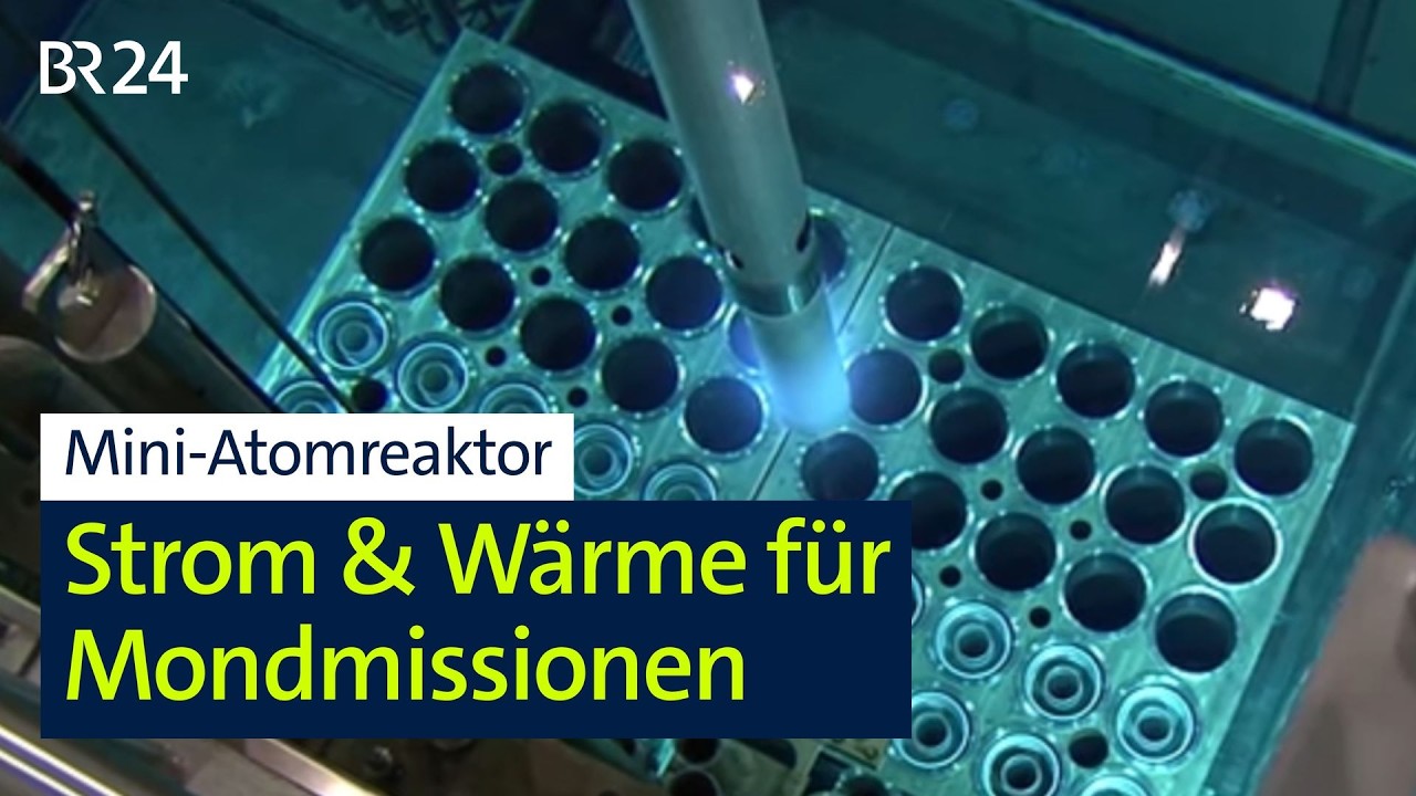 TU-München: Forschung an Atomreaktor für NASA-Mondmissionen | Abendschau | BR24