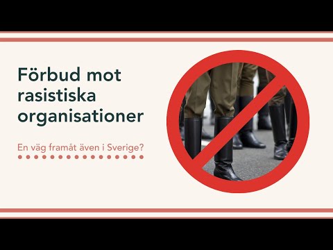 Förbud mot hatgrupper- en väg att gå även i Sverige?