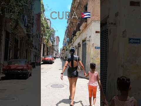 CUBA 🇨🇺 La Habana vieja #shorts #travel #cuba #fyp #cubareal #mujeres
