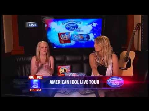 Hollie Cavanagh and Elise Testone - Fox 5 San Diego Tour Interview