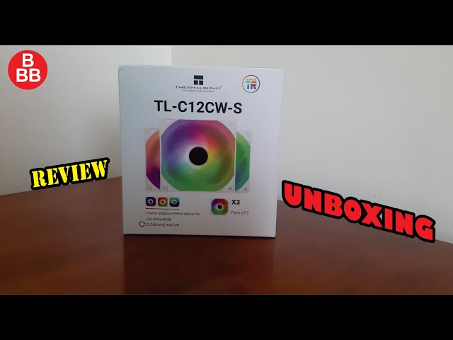 Vídeo relacionado con TR-Thermalright TL-C12CW-S X3 - Ventilador para CPU PWM ARGB de 120 mm, 1550 rpm, enfriamiento silencioso, color blanco, paquete de 3 unidades, se puede acoplar con chasis/enfriador de CPU