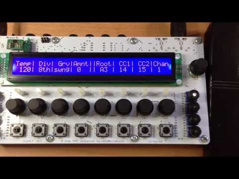 MidiALF sequencer clocking Alesis SR16 and Novation A-Station