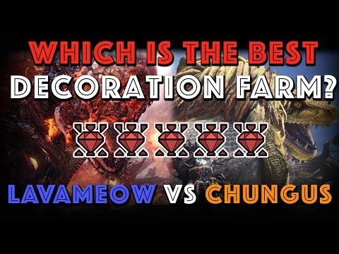 The Fastest Decoration Farming: Lavasioth vs Chungus (MHW)