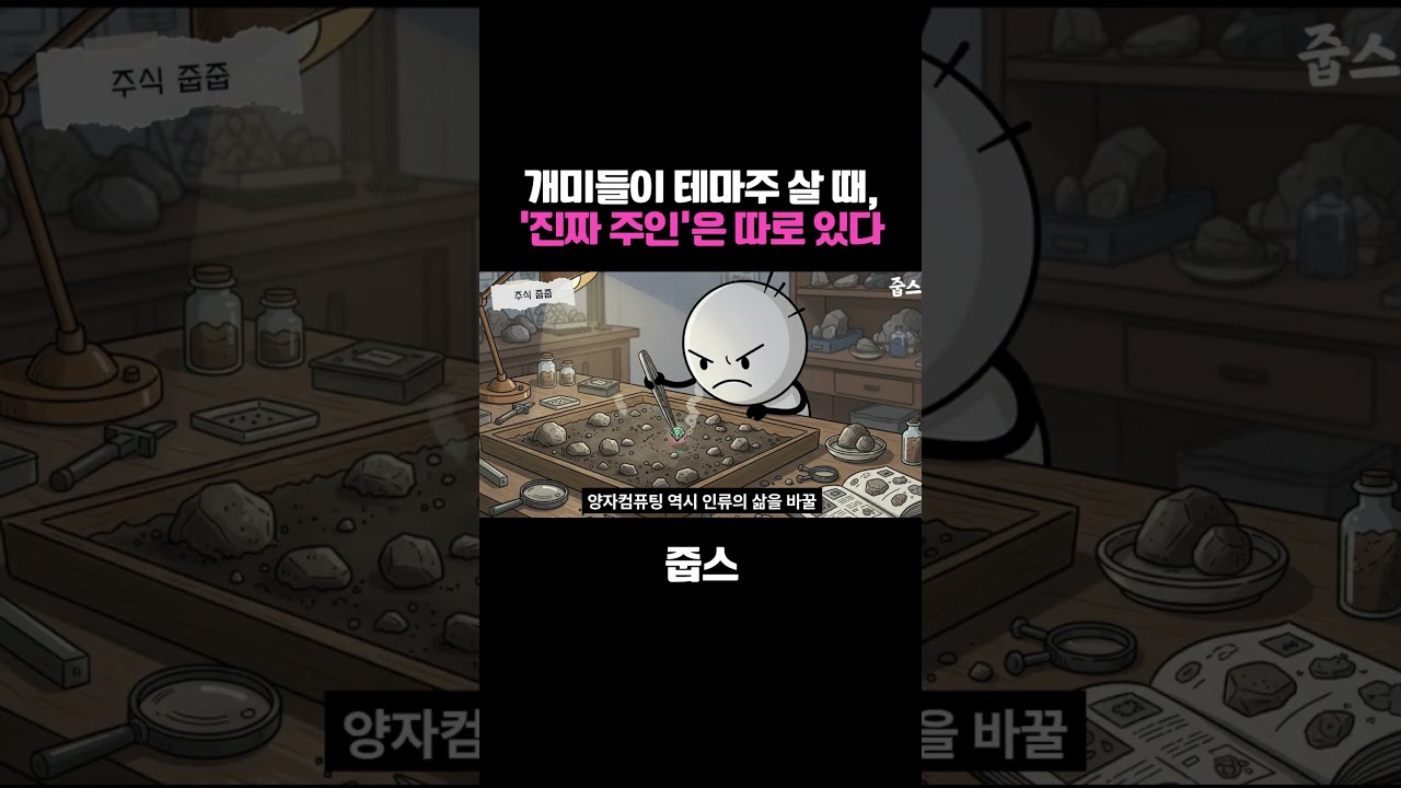 개미들이 테마주 살 때, '진짜 주인'은 따로 있습니다