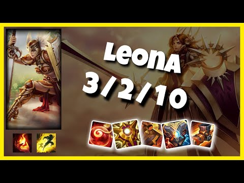 Leona Support 11.3 Challenger Gameplay Replay - S11 (3/2/10) - NA