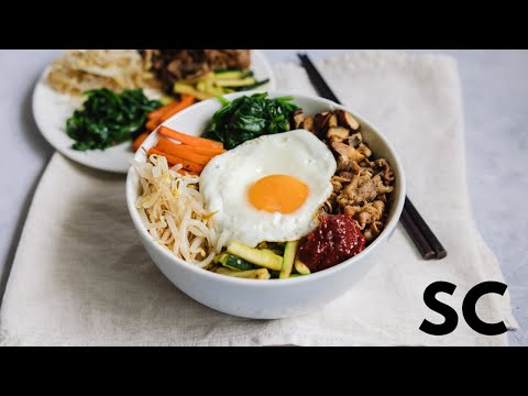 How to make Bibimbap (easy & healthy Korean recipe)