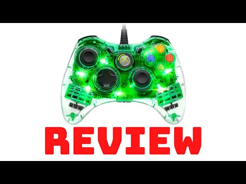 AFTERGLOW WIRED CONTROLLER for XBOX 360 & PC (Green) REVIEW