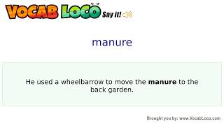 Video thumbnail for manure