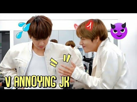 BTS Taehyung Annoying Jungkook - A Cute Compilation || bts funny video || bts funny moments|| #bts