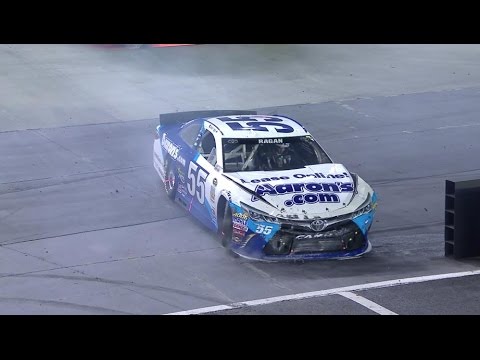 Three-wide battle sends Ragan spinning