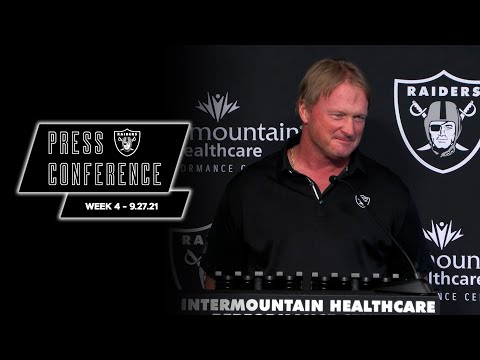 Coach Gruden Presser | 9.27.21 | Las Vegas Raiders