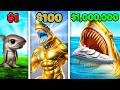 1 To 1 000 000 MEGALODON In GTA 5