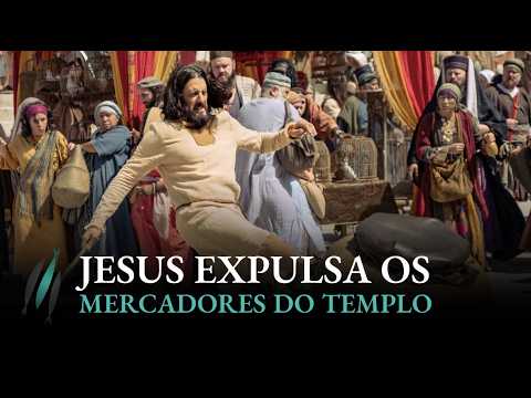 Jesus expulsa os mercadores do templo | Uma cena da Temporada 5 de The Chosen