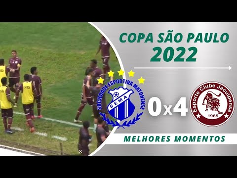 MATONENSE 0 X 4 JACUIPENSE | COPA SAO PAULO JUNIOR 2022 | 07/01/22