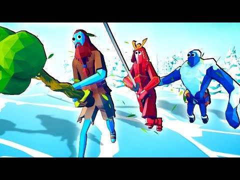 TABS Update! - SECRET Tree GIANT vs Samurai Giant & Dynasty Units Totally Accurate Battle Simulator