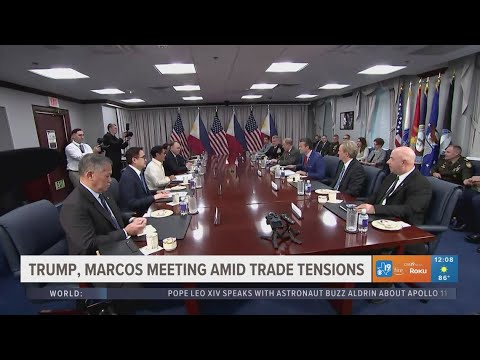 Trump meets with Philippines' president amid trade tensions