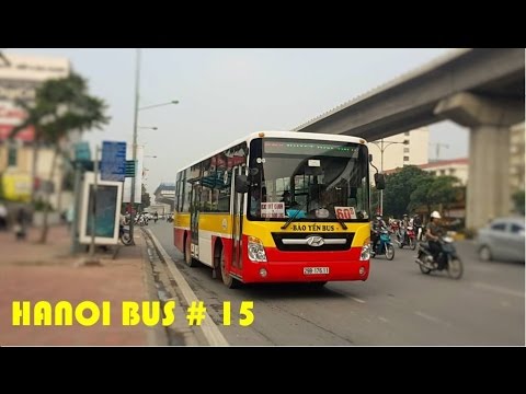 WHEELS ON THE BUS | Hanoi Bus No 15 - Xe Buýt Hà Nội Số 15 | the vehicles by HTBabyTV Video