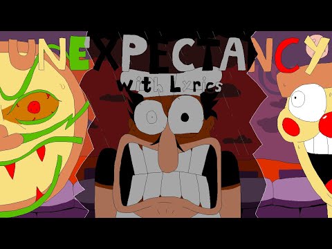 Unexpectancy WITH LYRICS - Pizza Tower Cover