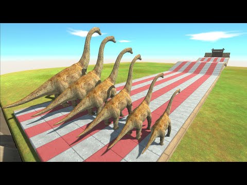 Race carnivore dinosaurs with different sizes - Animal Revolt Battle Simulator