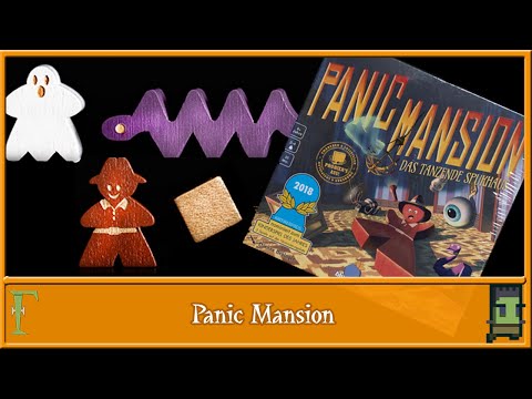 Panic Mansion - creepy Board game for children
