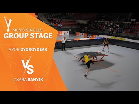 European Teqball Tour - Skopje | Men's Singles, Qualifiers | Apor Gyorgydeak vs Csaba Banyik